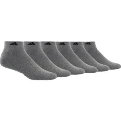 ADIDAS Men's Athletic Low-Cut Socks, 6 Pack