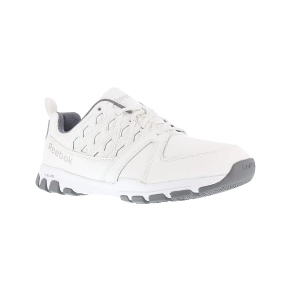REEBOK WORK Women's Sublite Work Soft Toe Sneakers, White, Wide