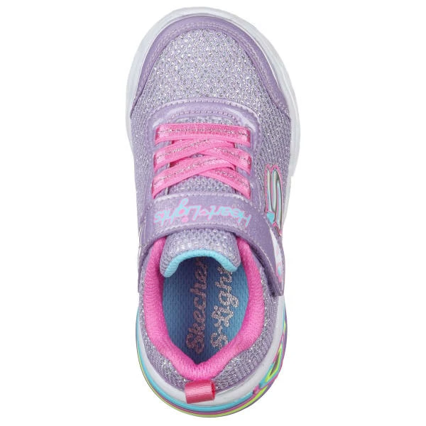 SKECHERS Infant/Toddler Girls' Sport Lighted - Sweetheart Lights Sneaker - Image 4