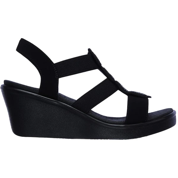 SKECHERS Women's Rumble On Camp Glam Wedge Sandal - Image 2