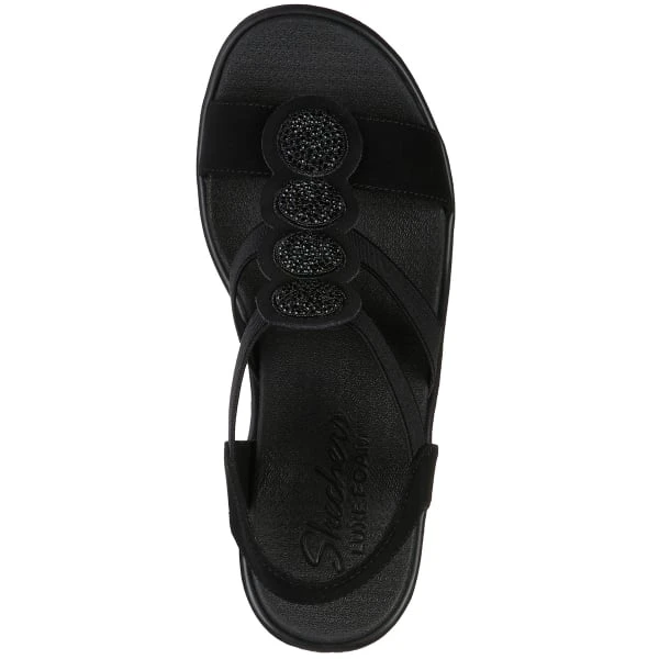 SKECHERS Women's Rumble On Camp Glam Wedge Sandal - Image 4