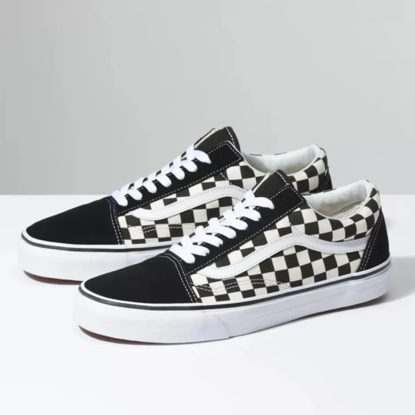 VANS Men's Primary Check Old Skool Shoes - Image 5