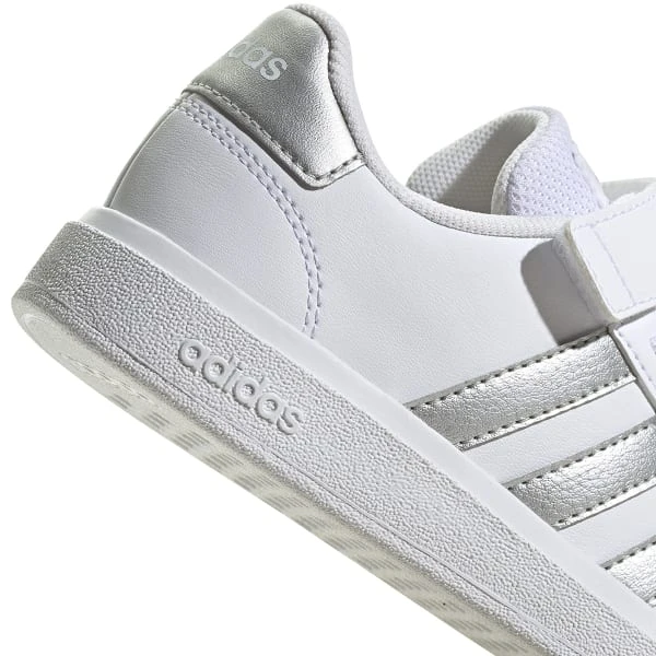 ADIDAS Girls' Grand Court Leather 2.0 Sneakers - Image 8