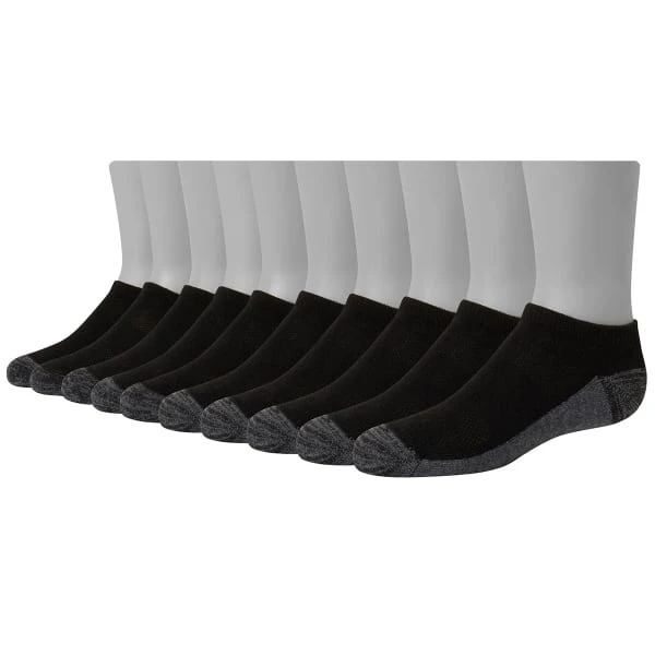 HANES Boys' Ultimate No Show Socks, 10-Pack - Image 2