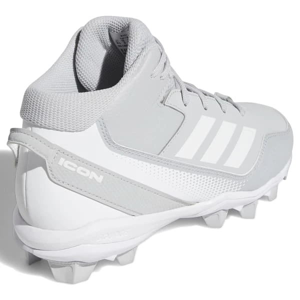 ADIDAS Kids' Icon 7 Mid Baseball Cleats - Image 4